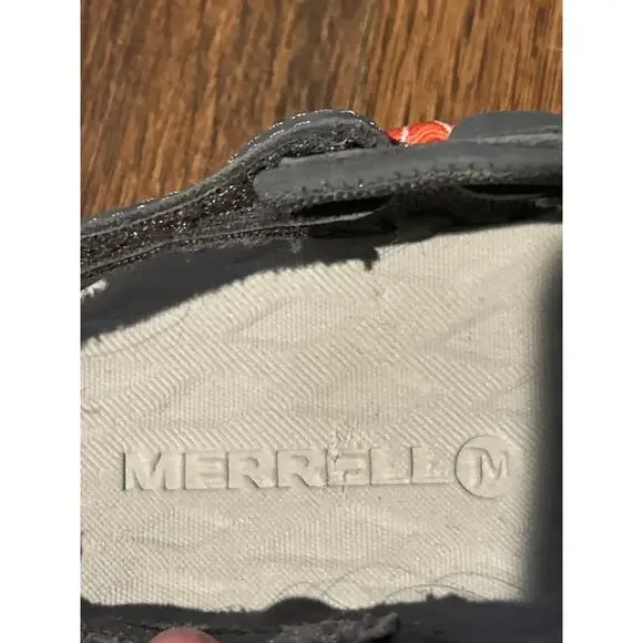 Merrell Sandals Siren Cardia Q Form 2 Hiking Active Strappy Sandals Gray Orange - Picture 5 of 10